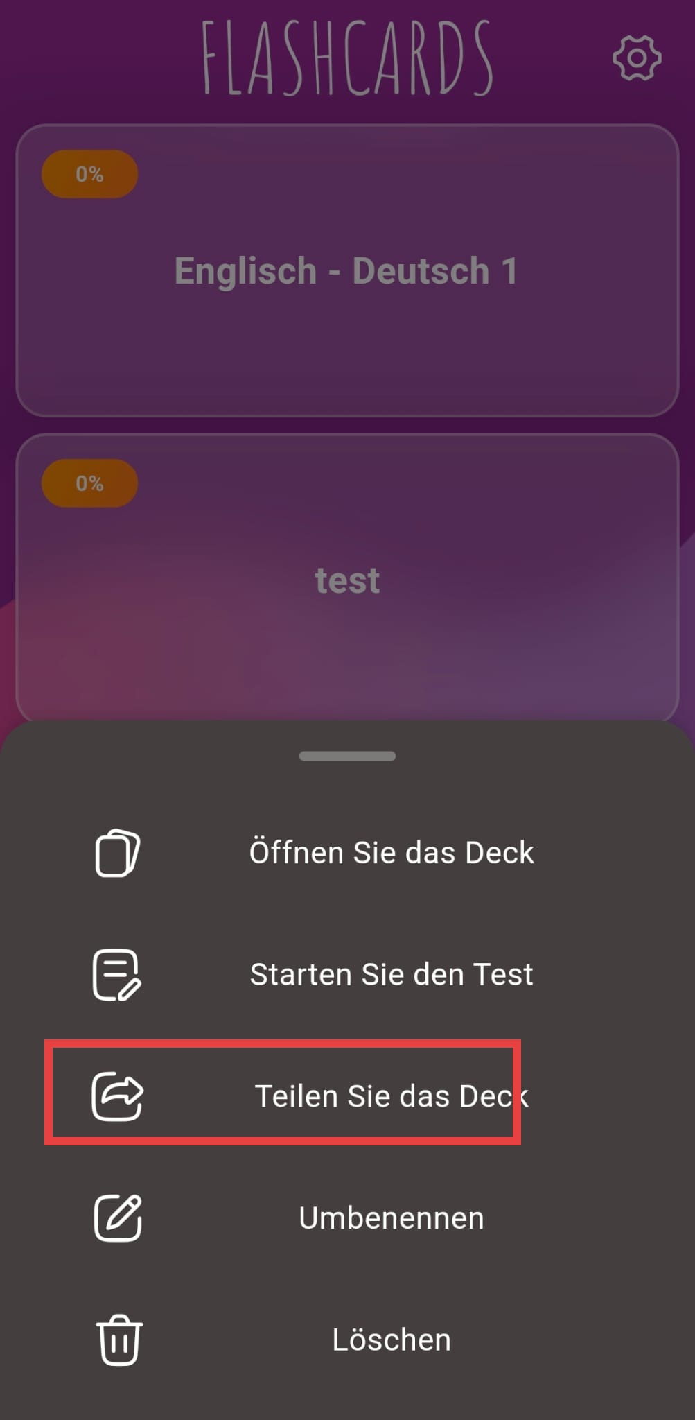 Share the deck